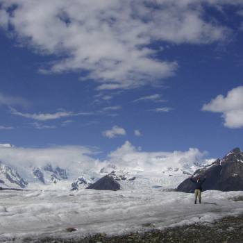 View of Gates Glacier on Donoho trek, Alaska