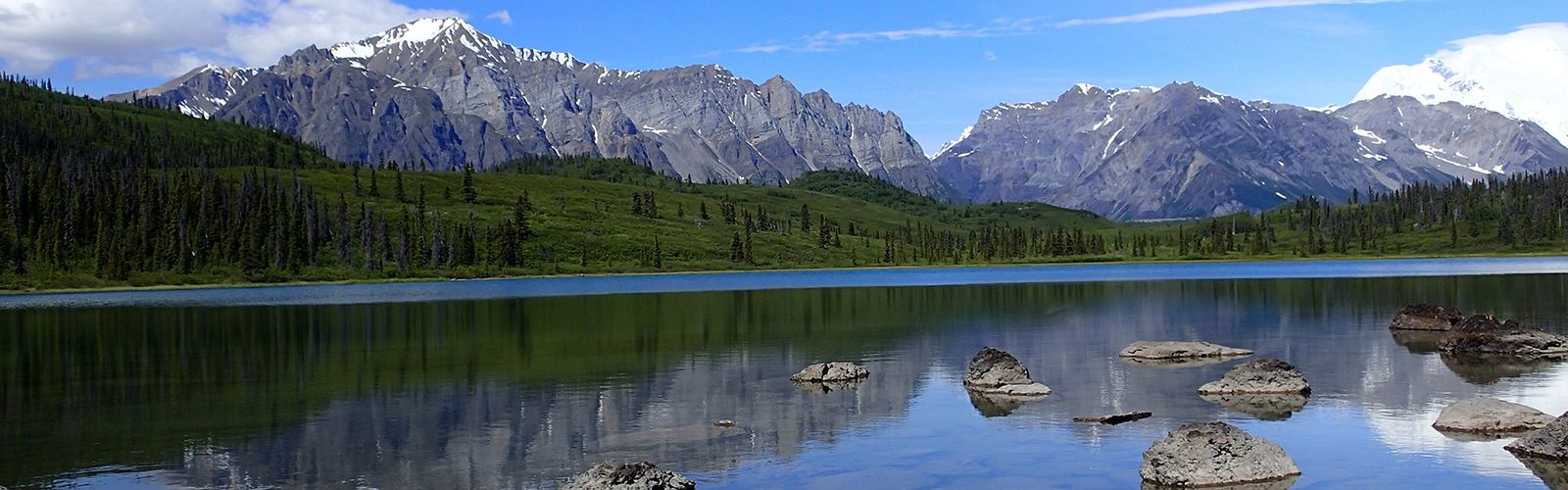 Lake below Donoho Peak, Wrangell St. Elias National Park, Alaska