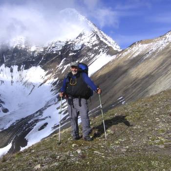 Andrus ridge on Pyramid Peak route, Wrangell St. Elias National Park , Alaska