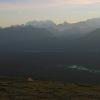 view of Alaska Range, Denali State Park, Alaska