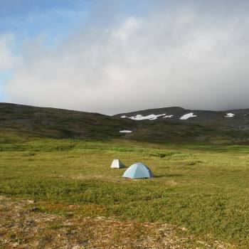 Camp on Kesugi Ridge, Denali State Park, Alaska