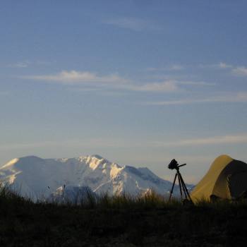 Mt Sanford from Steamboat Hills Wrangell St Elias National Park, Alaska