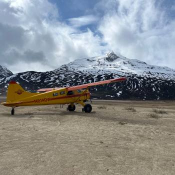 Airstrip at fan glacier