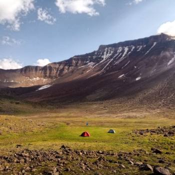 Amazing Campsite - Goat Trail, Wrangell St. Elias National Park, Alaska