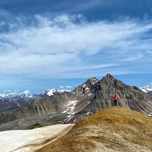 alaska hiking - Wolverine Mt. Alpine
