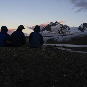 Break on Seven Pass route in Wrangell St. Elias National Park, Alaska